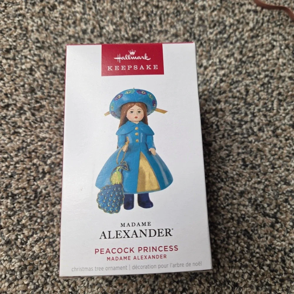 Hallmark Keepsake 2024 Madame Alexander Peacock Princess Ornament 29th Series